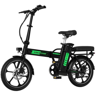 COLORWAY Vélos électriques pliants 16" - Batterie 36V 8,4Ah - Assistance au pédalage - Écran LCD - Publicité COLORWAY Vélos électriques pliants 16" - Batterie 36V 8,4Ah - Assistance au pédalage - Écran LCD - Publicité