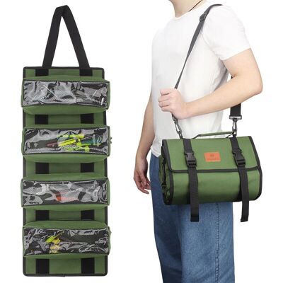 GOTRAYS - Tool Roll with Window - Oxford tela - Negro - Tool roll GOTRAYS - Tool Roll with Window - Oxford tela - Negro - Tool roll