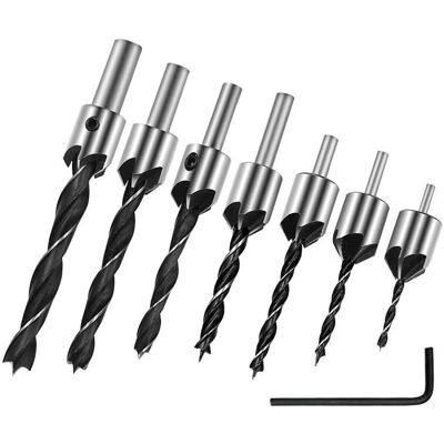 GOTRAYS - Set 7 Puntas Zincadas - 3-10 mm - Llave Allen - Juego de brocas GOTRAYS - Set 7 Puntas Zincadas - 3-10 mm - Llave Allen - Juego de brocas