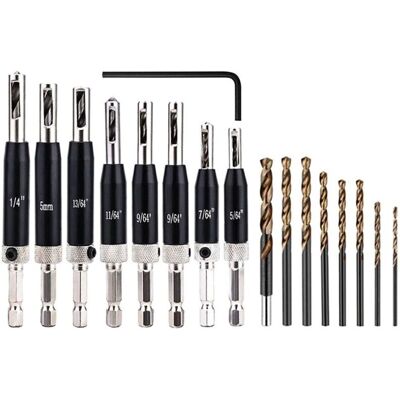 GOTRAYS - Center Bit Set - 6 mm shank - Drill Bit Set GOTRAYS - Center Bit Set - 6 mm shank - Drill Bit Set