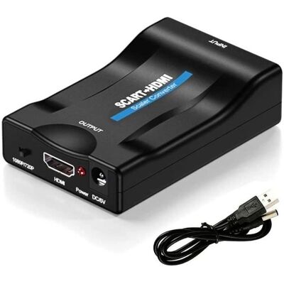 Yleiskäyttöinen Scartin muunnin HDMI:ksi - Full HD 1080P/720P Switcher Yleiskäyttöinen Scartin muunnin HDMI:ksi - Full HD 1080P/720P Switcher