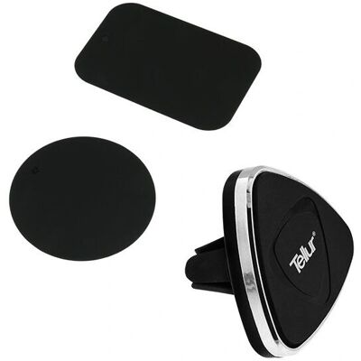 Tellur Magnetischer Autohalter für Smartphone - Lüftungsclip - Schwarz Tellur Magnetischer Autohalter für Smartphone - Lüftungsclip - Schwarz
