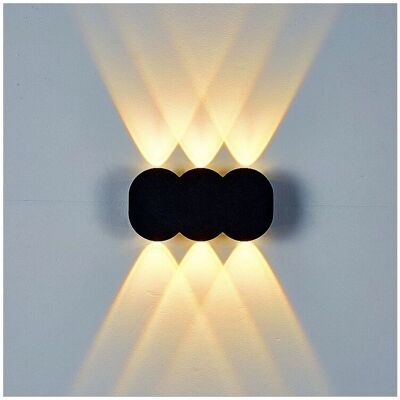 Stoex - Aplique Nórdico LED 6W - Noir - Applique Murale - Publicité Stoex - Aplique Nórdico LED 6W - Noir - Applique Murale - Publicité