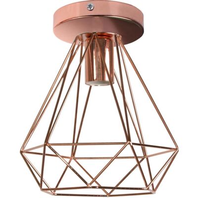 STOEX Rose Gold Industrial Ceiling Light - Ceiling Type STOEX Rose Gold Industrial Ceiling Light - Ceiling Type