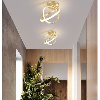 STOEX 2X Plafon LED Moderne Style Nordique Design Circulaire L Luminaires de Plafond - Publicité STOEX 2X Plafon LED Moderne Style Nordique Design Circulaire L Luminaires de Plafond - Publicité