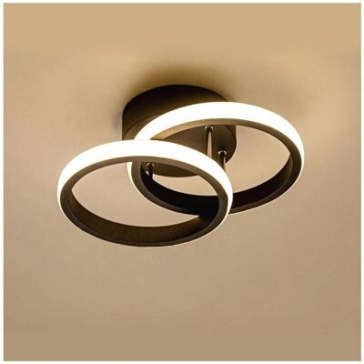 STOEX Lustre en acrylique style nordique LED moderne lumière plafond noir cercle créatif C - Lustre - Publicité STOEX Lustre en acrylique style nordique LED moderne lumière plafond noir cercle créatif C - Lustre - Publicité