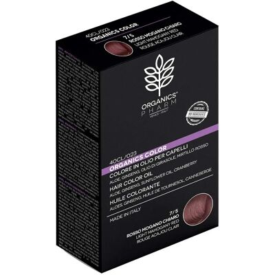 Organics Pharm Mogano Chiaro Colore Capelli - Naturale & Facile da Usare Organics Pharm Mogano Chiaro Colore Capelli - Naturale & Facile da Usare