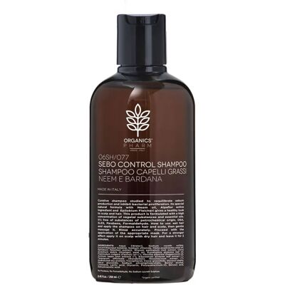 SMA Srl Shampoo Organico Controllo Sebo - Olio di Neem & Alpaflor - 250ml SMA Srl Shampoo Organico Controllo Sebo - Olio di Neem & Alpaflor - 250ml