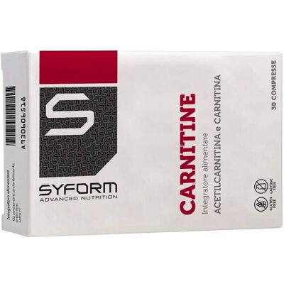 Syform Srl Syform Carnitine 30 Compresse - Integratore alimentare per energia e benessere Syform Srl Syform Carnitine 30 Compresse - Integratore alimentare per energia e benessere