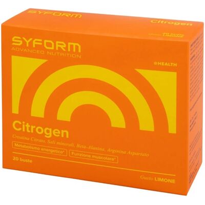 Syform Srl Citrogen Limone - Integratore per muscoli Syform Srl Citrogen Limone - Integratore per muscoli