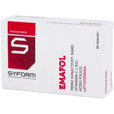 Syform Syform Emafol - Integratore di Ferro, Vitamina C & B12 Syform Syform Emafol - Integratore di Ferro, Vitamina C & B12