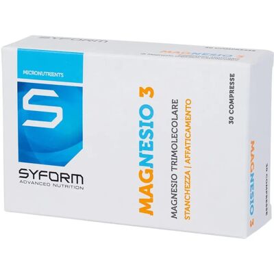Syform Magnesio 3 - Integratore di Magnesio - 30 Compresse Syform Magnesio 3 - Integratore di Magnesio - 30 Compresse