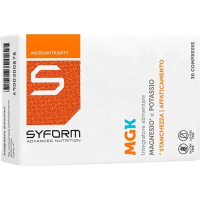 Syform Syform Mgk - Integratore di Magnesio e Potassio - 30 Compresse Syform Syform Mgk - Integratore di Magnesio e Potassio - 30 Compresse