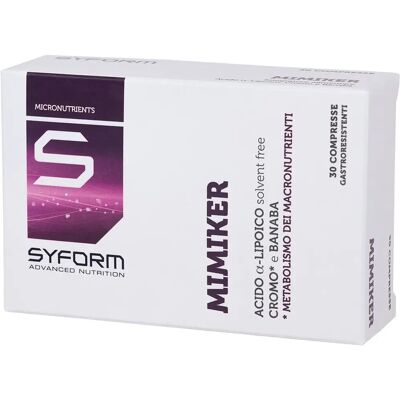 Syform Syform Mimiker - 30 Compresse - Supporto alla Glicemia Syform Syform Mimiker - 30 Compresse - Supporto alla Glicemia