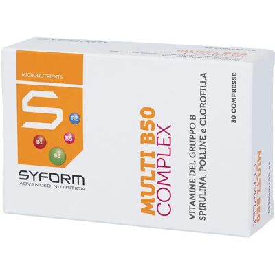 Syform Multi B50 Complex - Integratore Alimentare per Energia & Vitalità Syform Multi B50 Complex - Integratore Alimentare per Energia & Vitalità