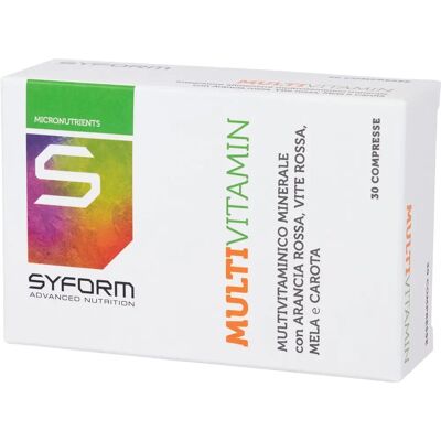 Syform Multivitamin - Integratore Multivitaminico Completo - 30 Compresse Syform Multivitamin - Integratore Multivitaminico Completo - 30 Compresse