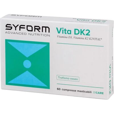 Syform Vita Dk2 - Integratore di Vitamina D3 & K2 - 60 Compresse Syform Vita Dk2 - Integratore di Vitamina D3 & K2 - 60 Compresse