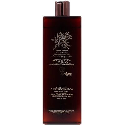 Shampoo Purificante Tecna Teabase Aromatherapy - 500ml - Detergente per capelli e cute grassa Shampoo Purificante Tecna Teabase Aromatherapy - 500ml - Detergente per capelli e cute grassa