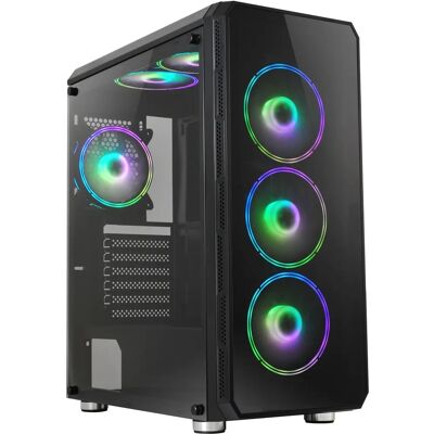 Boîtier PC Tecno TC-GAME 13 - Noir - Tour Moyenne Gaming - Publicité Boîtier PC Tecno TC-GAME 13 - Noir - Tour Moyenne Gaming - Publicité