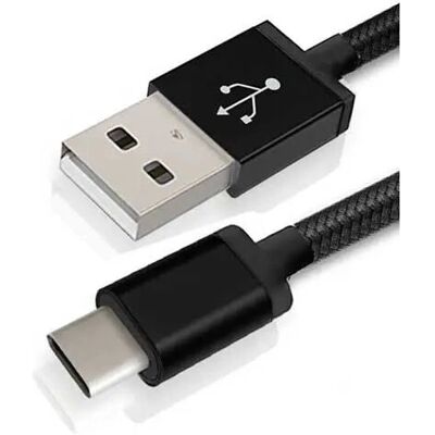 Câble USB Tecno TC-170 - 1m, USB C, USB A, Noir - Publicité Câble USB Tecno TC-170 - 1m, USB C, USB A, Noir - Publicité