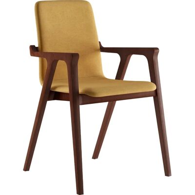 INOSIGN Axa Armlehnstuhl - Modernes Design, Microfaser Velours, FSC Buchenholz INOSIGN Axa Armlehnstuhl - Modernes Design, Microfaser Velours, FSC Buchenholz