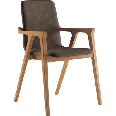 INOSIGN Axa Armlehnstuhl - Microfaser Veloursoptik - Buche - Modern INOSIGN Axa Armlehnstuhl - Microfaser Veloursoptik - Buche - Modern