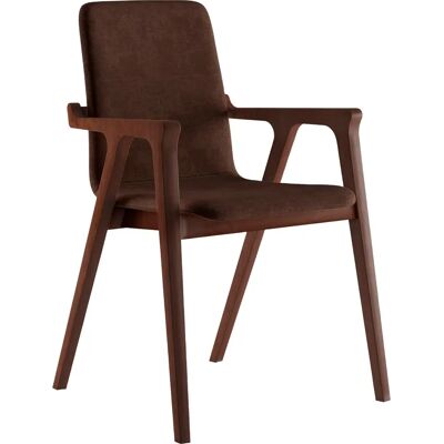 INOSIGN Axa Armlehnstuhl - Modern Velours Braun INOSIGN Axa Armlehnstuhl - Modern Velours Braun