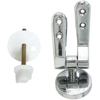 VIGOR-BLINKY - Charnières pour Sièges WC - Fixation Universelle - 8 Vis en Inox - Publicité VIGOR-BLINKY - Charnières pour Sièges WC - Fixation Universelle - 8 Vis en Inox - Publicité
