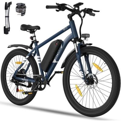 HITWAY - BK15-HW - 26 pouces bleu - Shimano 7 vitesses - Electric Bike - Publicité HITWAY - BK15-HW - 26 pouces bleu - Shimano 7 vitesses - Electric Bike - Publicité