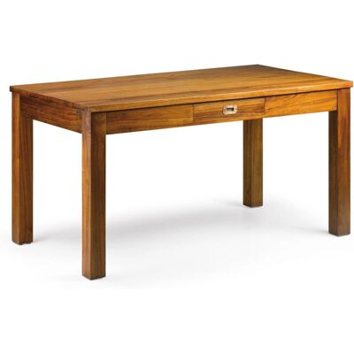 Mesa de comedor MOYCOR - 4/6 personas - Madera marrón - 150cm Mesa de comedor MOYCOR - 4/6 personas - Madera marrón - 150cm