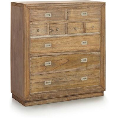 Moycor Merapi - Commode en bois - 100x45x110cm - Publicité Moycor Merapi - Commode en bois - 100x45x110cm - Publicité