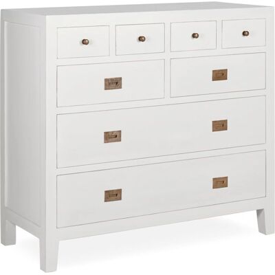 Cómoda Everest L110 Mindi Blanco - Mueble de almacenamiento Cómoda Everest L110 Mindi Blanco - Mueble de almacenamiento