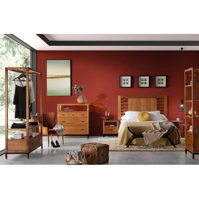 MOYCOR Tête de lit en bois - 165x135cm - Marron - Tête de lit pour lit - Publicité MOYCOR Tête de lit en bois - 165x135cm - Marron - Tête de lit pour lit - Publicité