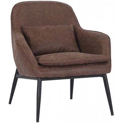 Fauteuil Moycor Detroit - Style Industriel - 73x83x80cm - Publicité Fauteuil Moycor Detroit - Style Industriel - 73x83x80cm - Publicité