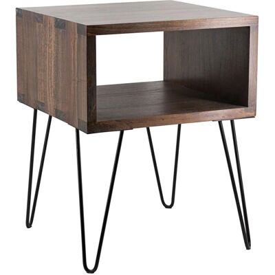 MOYCOR - TTWI - Madera Hierro - 45x40x50 cm - Mesita de noche MOYCOR - TTWI - Madera Hierro - 45x40x50 cm - Mesita de noche