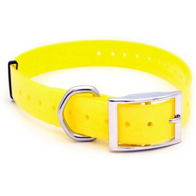 Collier pour chiens Ibanez - 3,8x60cm, Haute résistance, Jaune phosphorescent - Publicité Collier pour chiens Ibanez - 3,8x60cm, Haute résistance, Jaune phosphorescent - Publicité