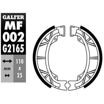 Galfer Remblokken 110x25mm voor Motoren & Scooters - Remblokken Galfer Remblokken 110x25mm voor Motoren & Scooters - Remblokken