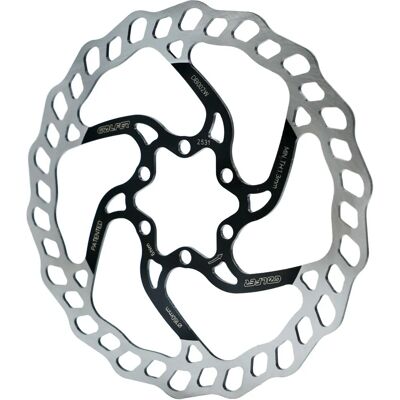 Disco freno Galfer Wave 160mm - Acciaio inox ad alto tenore di carbonio Disco freno Galfer Wave 160mm - Acciaio inox ad alto tenore di carbonio