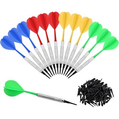 Blue Dream 12-delt Dart Sæt - Professionelle Plastspidser Blue Dream 12-delt Dart Sæt - Professionelle Plastspidser