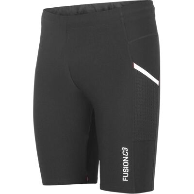 FUSION Herren C3 Short Tights - Schwarz - Eng anliegend FUSION Herren C3 Short Tights - Schwarz - Eng anliegend