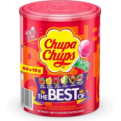 Chupa Chups - Modèle - Saveurs Fruit, Cola, Lait - Sucette - Publicité Chupa Chups - Modèle - Saveurs Fruit, Cola, Lait - Sucette - Publicité