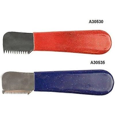 Lame de Toilettage Ibanez pour Chiens - Glitter Bleu et Rouge - Gros et Fin Lame de Toilettage Ibanez pour Chiens - Glitter Bleu et Rouge - Gros et Fin
