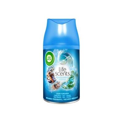Air Wick Turquoise Oasis 250ml Automatic Air Freshener Refill Air Wick Turquoise Oasis 250ml Automatic Air Freshener Refill