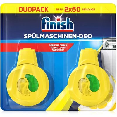 Finish Geschirrspüler Duftstab - Limette & Zitrone, 2 Stück Finish Geschirrspüler Duftstab - Limette & Zitrone, 2 Stück