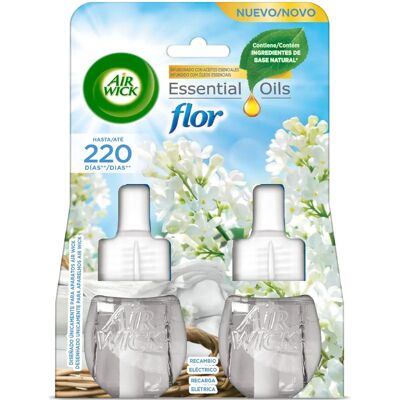Recharge d'Aérosol Électrique Flor Pur de Air Wick - 2 Unités - Publicité Recharge d'Aérosol Électrique Flor Pur de Air Wick - 2 Unités - Publicité