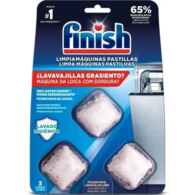 Tabletas de limpieza profunda Finish - Limpiador para lavavajillas Tabletas de limpieza profunda Finish - Limpiador para lavavajillas
