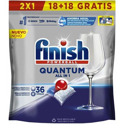 Finish Powerball Ultimate Plus Capsules pour Lave-Vaisselle 1 en 1 - 36 pièces - Publicité Finish Powerball Ultimate Plus Capsules pour Lave-Vaisselle 1 en 1 - 36 pièces - Publicité