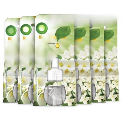 Air Wick - Difusor Eléctrico - Floral Blanco - 6 Recambios Air Wick - Difusor Eléctrico - Floral Blanco - 6 Recambios