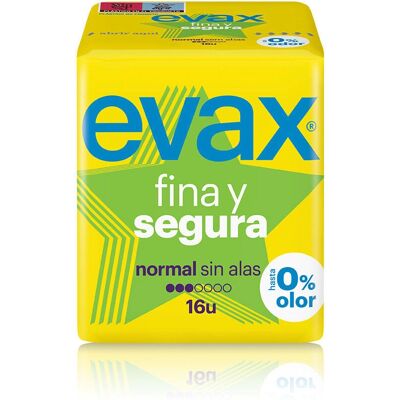 Absorventes higiênicos normais Evax Fina & Segura - Produto de Higiene Feminina Absorventes higiênicos normais Evax Fina & Segura - Produto de Higiene Feminina