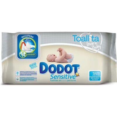Toallitas Dodot Sensitive - Toallitas para Bebés Toallitas Dodot Sensitive - Toallitas para Bebés
